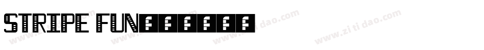 Stripe Fun字体转换